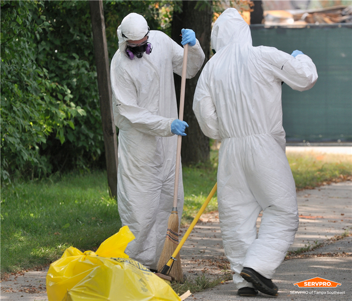 biohazard clean up with SERVPRO of Tampa Southeast